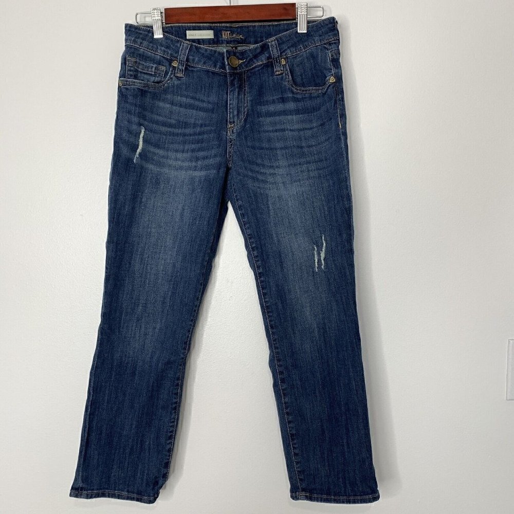 Kut from the Kloth Maggie Skinny Boyfriend Jeans Size 6 Cropped